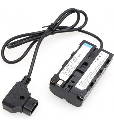 Dummy Battery to D-Tap Cable NP-F570/770/970(150cm)