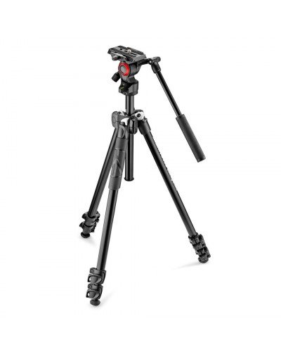 Manfrotto MK290LTA3-V 290 Light Aluminium Tripod With Befree Live Fluid Video Head