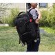 Camera Trolley Backpack with Wheels Professional DSLR Travel Bag (45L)