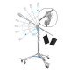 NiceFoto LS-M6 Stainless Steel Heavy Duty Adjustable Light Stand With Wheels and Arms NiceFoto LS-M6 Stainless Steel Heavy Duty Adjustable Light Stand With Wheels and Arms