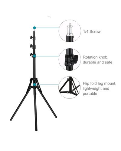 NiceFoto L-1900D Foldable Light Stand