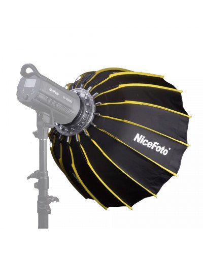 NiceFoto LED-Φ60g Quick Set-up Parabolic Softbox With Grid 60cm