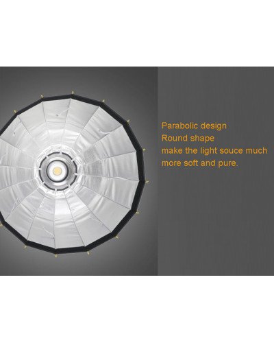 NiceFoto LED-Φ60g Quick Set-up Parabolic Softbox With Grid 60cm