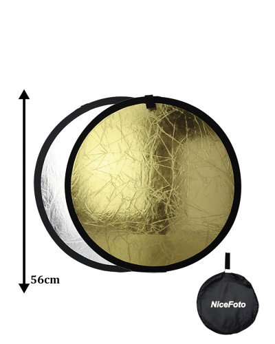 NiceFoto SR-2-Ø22" 2in1 Round Reflector Discs (56cm) NiceFoto SR-2-Ø22" 2in1 Round Reflector Discs (56cm)