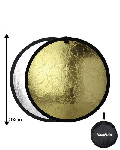 NiceFoto SR-2-Ø42" 2in1 Round Reflector Discs (107cm)