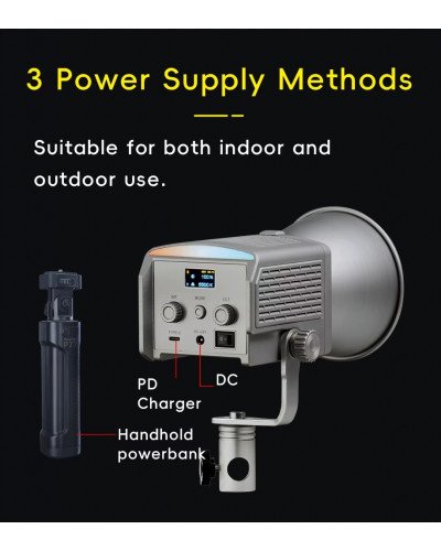 NiceFoto AR-600A Bi-Color Mini Portable LED Video Light Kit