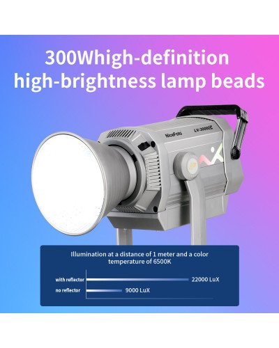 NiceFoto LV-3000C RGBWW Color 300W LED Video Light NiceFoto LV-3000C RGBWW Color 300W LED Video Light