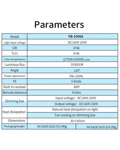 NiceFoto FB-1000A 100W Bi-Color Folding Fabric LED Light NiceFoto FB-1000A 100W Bi-Color Folding Fabric LED Light