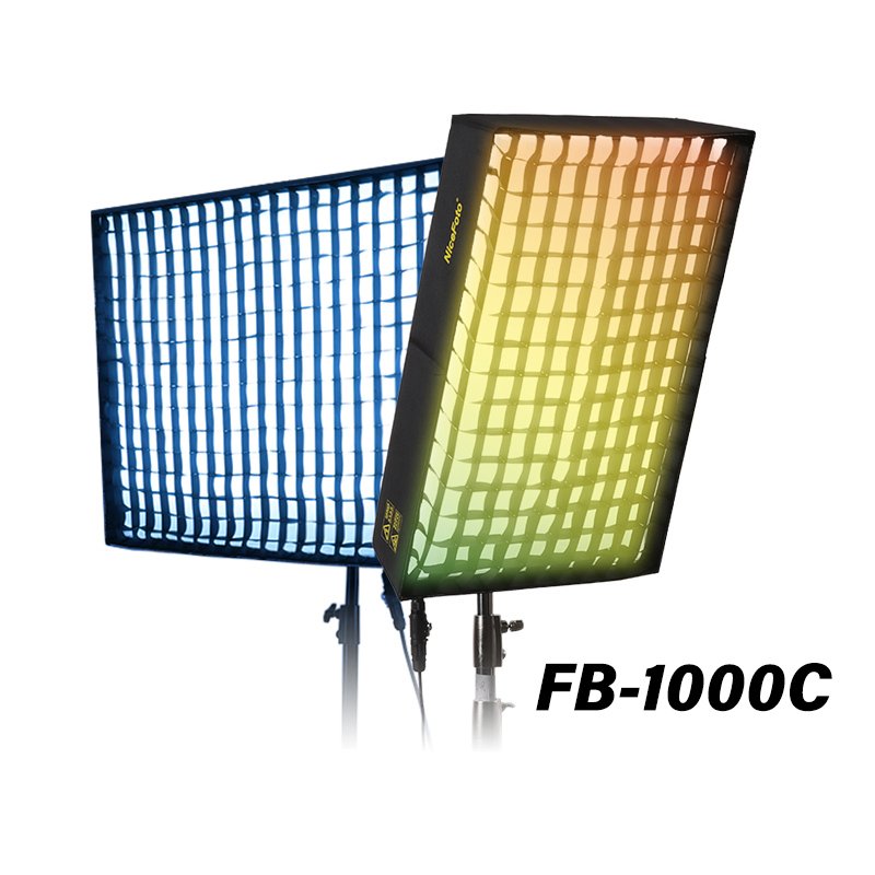 NiceFoto FB-1000C 100W RGBW Folding Fabric LED Light