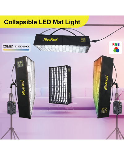 NiceFoto VB-2000C RGB Folding Fabric LED Light NiceFoto VB-2000C RGB Folding Fabric LED Light