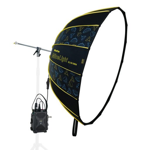 NiceFoto DL120-3000A 300W Bi-Color Umbrella Light(With Grid)
