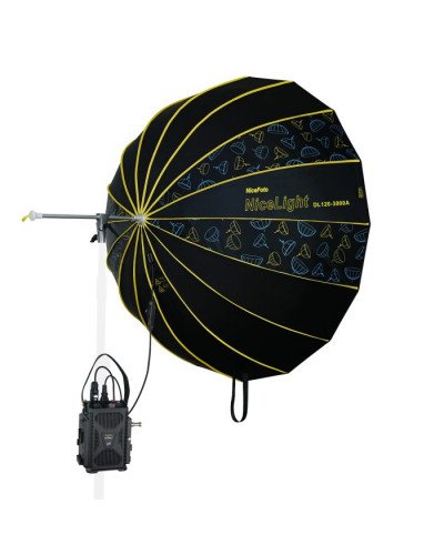 NiceFoto DL120-3000A 300W Bi-Color Umbrella Light(With Grid)