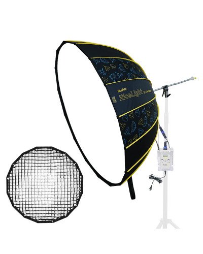 NiceFoto DF120-3000A 300W Bi-Color Umbrella Light(With Grid)