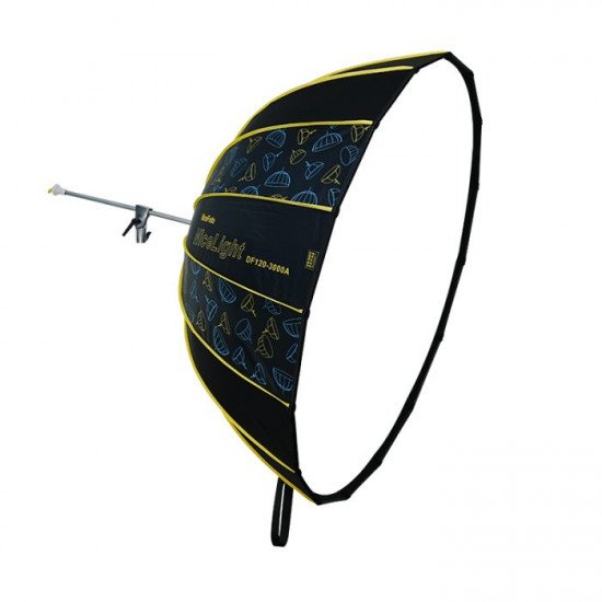 NiceFoto DF120-3000A 300W Bi-Color Umbrella Light(With Grid)