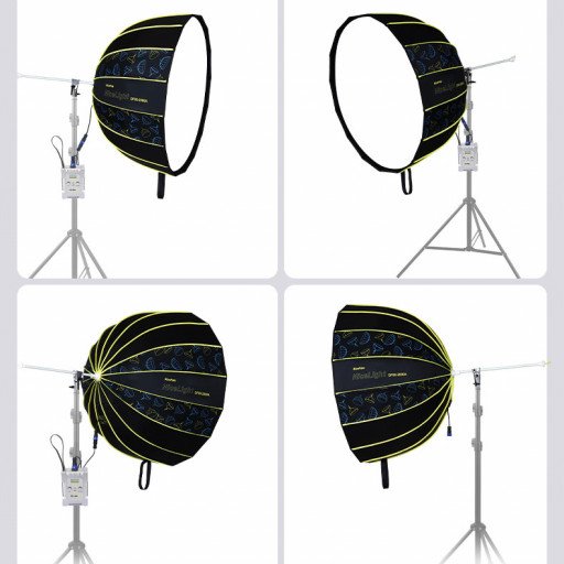 NiceFoto DF90-2000A 200W Bi-Color Umbrella Light(With Grid)