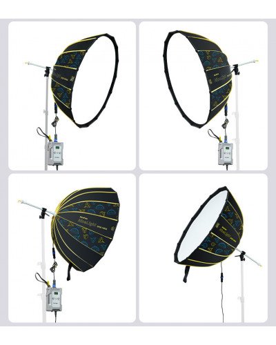 NiceFoto DF80-1000A 100W Bi-Color Umbrella Light(With Grid)