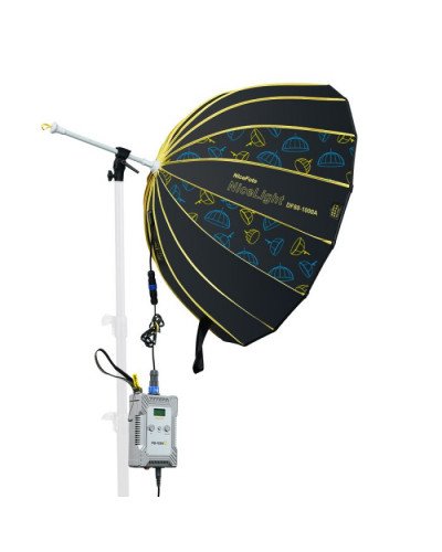 NiceFoto DF80-1000A 100W Bi-Color Umbrella Light(With Grid)