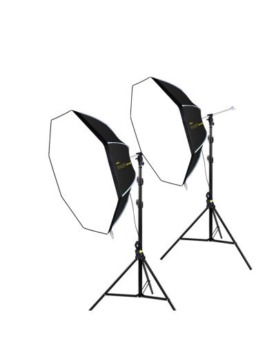 NiceFoto KT-DP80-1000B 100W (Daylight) Umbrella Light 2 Kit (With 2 Stand)