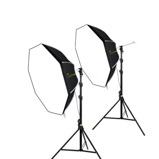 NiceFoto KT-DP80-1000B 100W (Daylight) Umbrella Light 2 Kit (With 2 Stand)