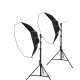 NiceFoto KT-DP80-1000B 100W (Daylight) Umbrella Light 2 Kit (With 2 Stand) NiceFoto KT-DP80-1000B 100W (Daylight) Umbrella Light 2 Kit (With 2 Stand)