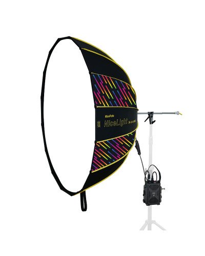 NiceFoto DL120-3000C 300W RGB Umbrella Light(With Grid)