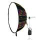 NiceFoto DL120-3000C 300W RGB Umbrella Light(With Grid)