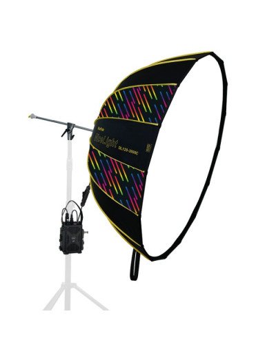 NiceFoto DL120-3000C 300W RGB Umbrella Light(With Grid)
