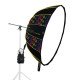 NiceFoto DL120-3000C 300W RGB Umbrella Light(With Grid)