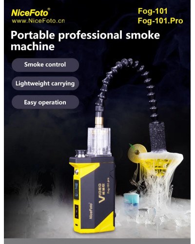 NiceFoto Fog-101 Pro Portable Hand-Held Fog Machine
