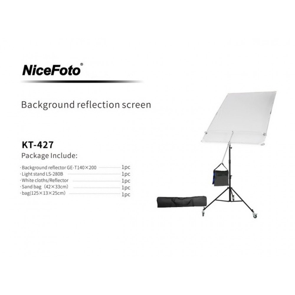 NiceFoto KT-427 Background Reflector Screen Kit