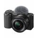 Sony ZV-E10 Mirrorless Camera with 16-50mm Lens and Content Creator Kit