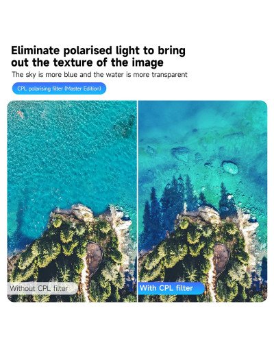 TELESIN Circular Polarizer & ND Filter Set for DJI Osmo Action 3/4/5 Pro TELESIN Circular Polarizer & ND Filter Set for DJI Osmo Action 3/4/5 Pro