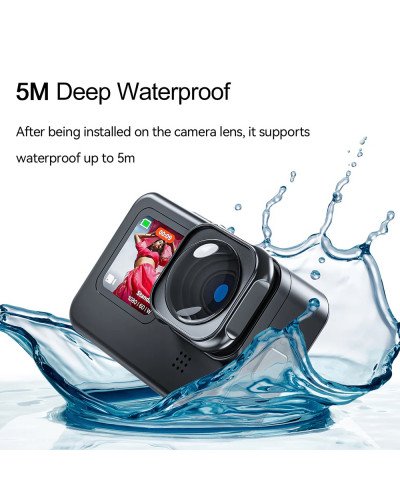 TELESIN Aluminum Alloy Frame Max Lens Mod for GoPro Hero 12/11//10/9 Mini TELESIN Aluminum Alloy Frame Max Lens Mod for GoPro Hero 12/11//10/9 Mini