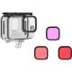  TELESIN 45M Diving Waterproof Case with Lens Filter for GoPro Hero 13/12/11/10/9