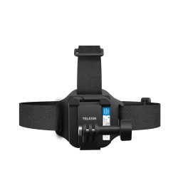 TELESIN 2-in-1 Quick Release Head Strap &amp; Cap Clip for Action Camera