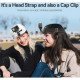 TELESIN 2-in-1 Quick Release Head Strap & Cap Clip for Action Camera TELESIN 2-in-1 Quick Release Head Strap & Cap Clip for Action Camera