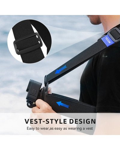 TELESIN New Vest Chest Strap for Action Cameras