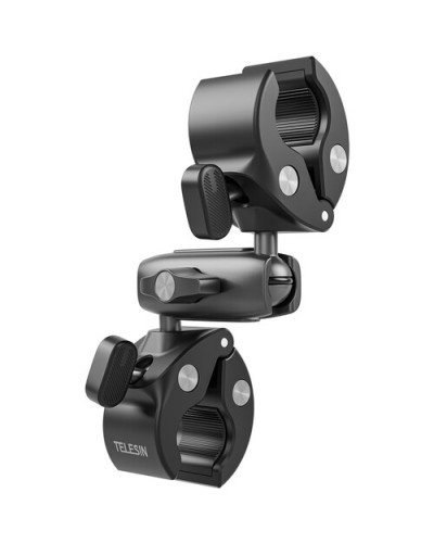 TELESIN Dual-Head Crab-Style Bike/Motorcycle/Pipe Clamp TELESIN Dual-Head Crab-Style Bike/Motorcycle/Pipe Clamp