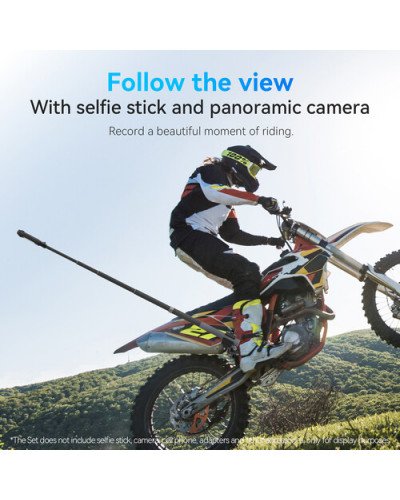 TELESIN Dual-Head Crab-Style Bike/Motorcycle/Pipe Clamp TELESIN Dual-Head Crab-Style Bike/Motorcycle/Pipe Clamp