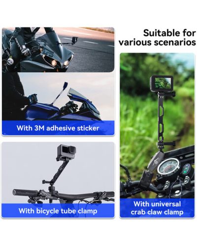 TELESIN Aluminum Alloy Extension Rod