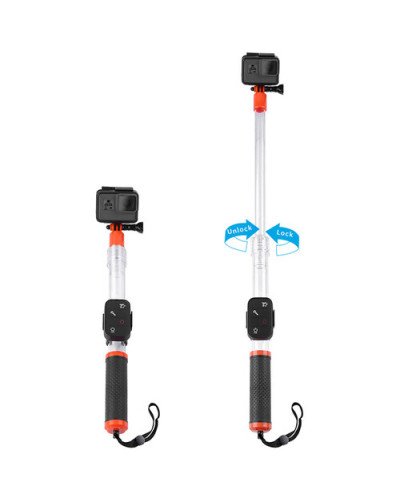 TELESIN Floating Translucent Waterproof Selfie Stick