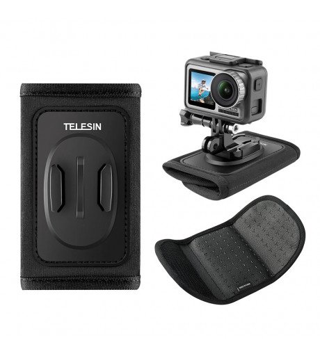 TELESIN Backpack Strap with Adjustable Dual J-Hook Mount for GoPro/Insta360/Action Cameras
