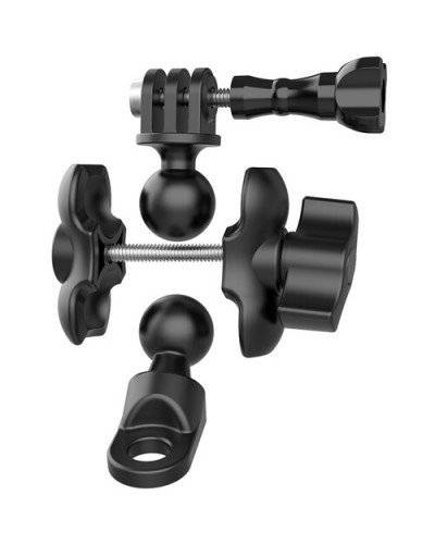 TELESIN Motorcycle Rear View Mirror Mount for GoPro/DJI Action Cameras