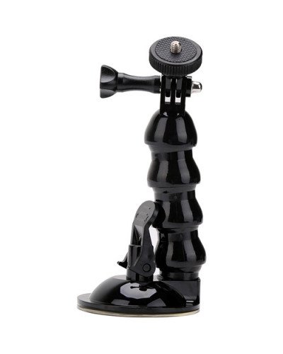 TELESIN Jaws Flex Suction Cup Car Window Mount Holder With Flexible Gooseneck Extension