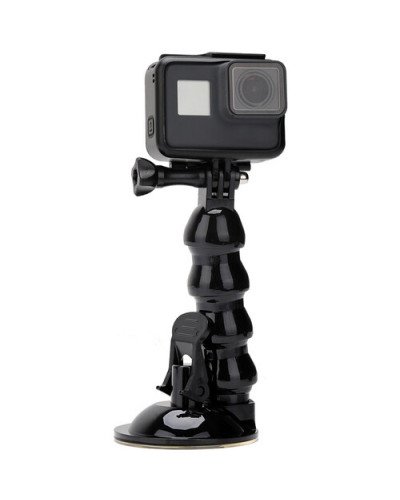 TELESIN Jaws Flex Suction Cup Car Window Mount Holder With Flexible Gooseneck Extension