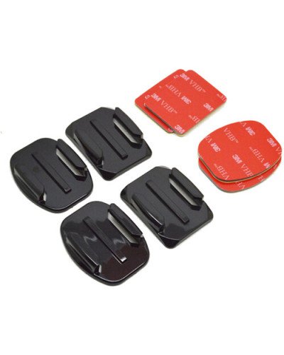 TELESIN Flat & Curved Adhesive Mounts with 3M Adhesive for GoPro/DJI Osmo Action