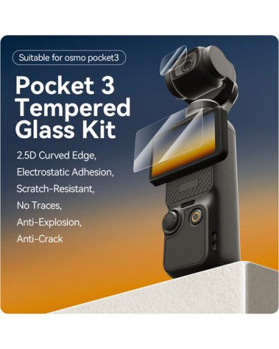 TELESIN Tempered Film Kit for Osmo Pocket 3