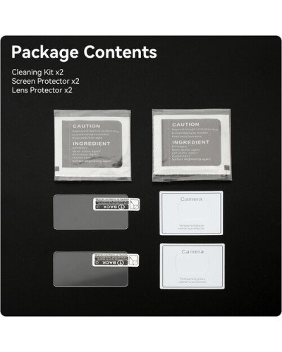 TELESIN Tempered Film Kit for Osmo Pocket 3