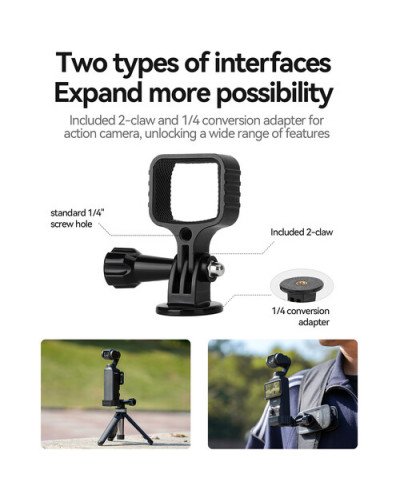 TELESIN Metal Extension Frame for DJI Pocket 3