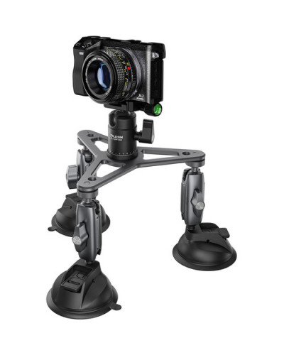 TELESIN Triple Suction Cup Camera Mount TELESIN Triple Suction Cup Camera Mount